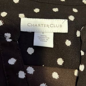 Charter club blouse for woman , size L